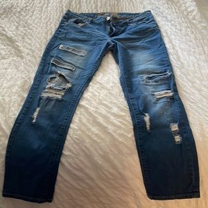 VIP cropped jeans! Super cute with stretch! Size 13/14